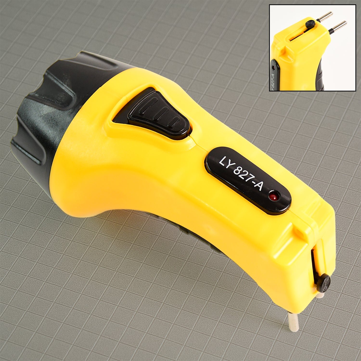 Rechargeable LED Torch Flashlight – High-Power Handheld Emergency Light with Built-in Plug