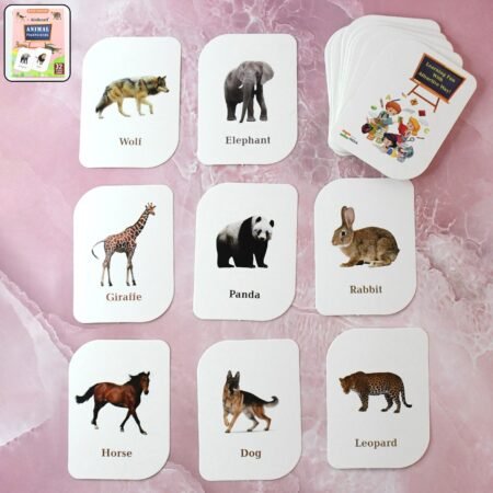 Kidkraft 32-Piece Animal Flash Cards Set