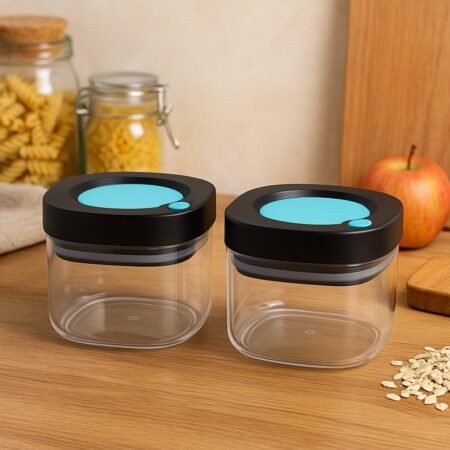 Supermom Airtight Kitchen Storage Containers – (2 Pc Set / 500 ml)