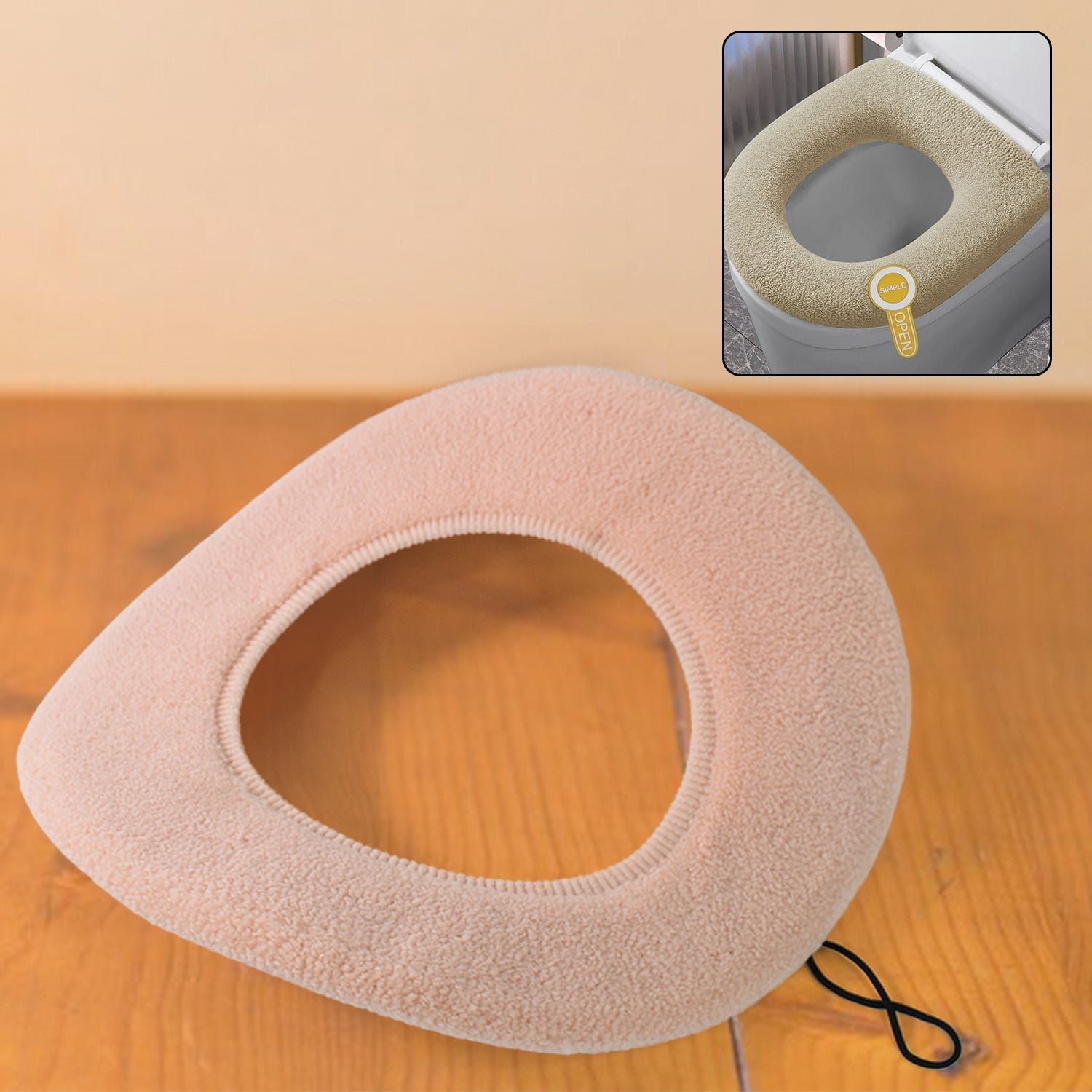 Washable Toilet Seat Cover Pads / Winter Cushion Mat, Lid Cover Pads (1 Pc)