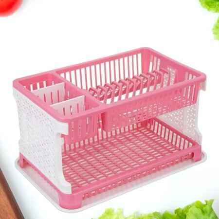 Plastic Kitchen Organizer Rack with Water Storing Tray
