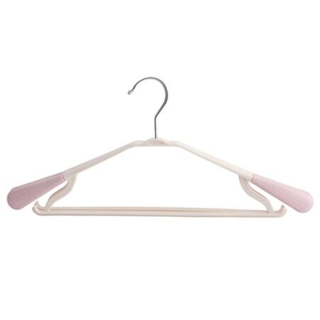 PP Cloth Hanger Set of 1 with Zinc Plated Steel Hook (1 Pc)