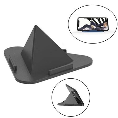 Pyramid Black Mobile Stand with 3 Different Inclined Angles