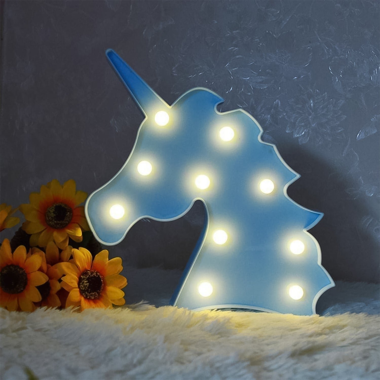 Unicorn Shaped LED Decorative Night Light (1 Pc)