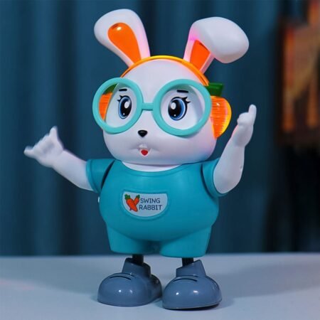 Electroplay Swing Rabbit Musical Dancing Toy – Interactive Bunny with Lights, Sounds (1 Pc / Battery Not Included)