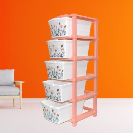 Plastic Smart Wonder Drawer Home Storage & Organization (5 Layer / 1 Pc)