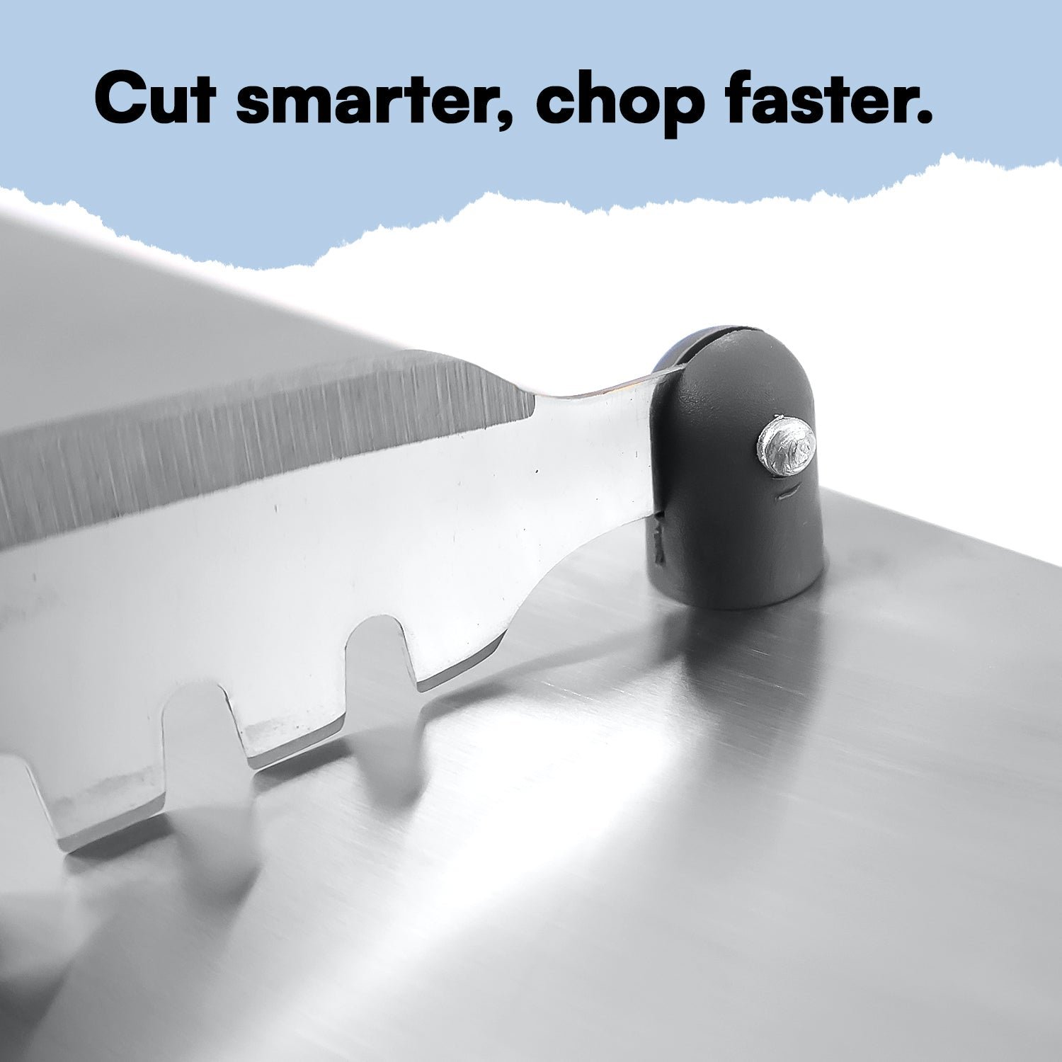 Supermom Stainless Steel Multifunctional Cut & Chop Vegetable Slicer Tool (1 Pc)