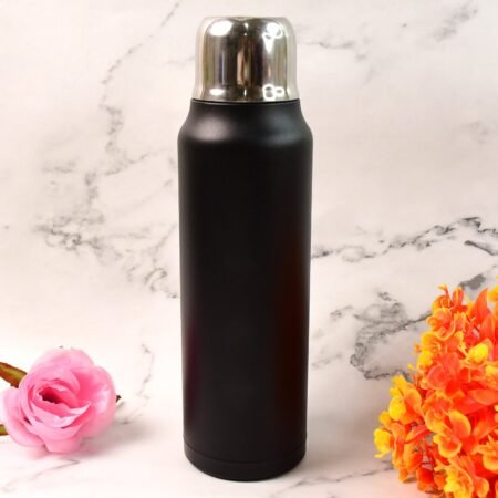 Stainless Steel Vacuum Water Bottle  – Hot & Cold Insulated Flask (1000 ML Approx)