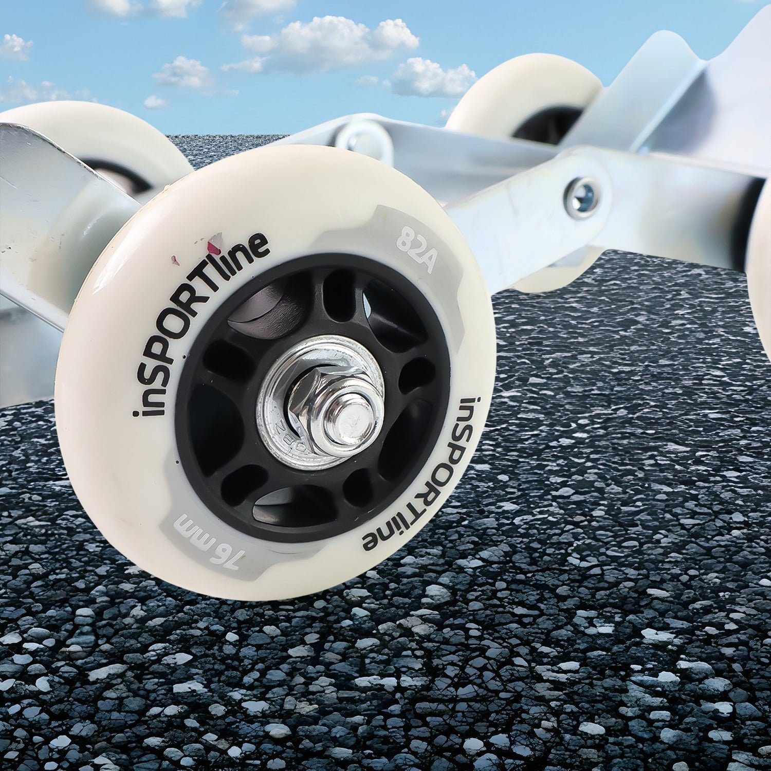 Universal Scooter/Bike Parking Support Roller with Heavy-Duty Wheels (1 Pc)