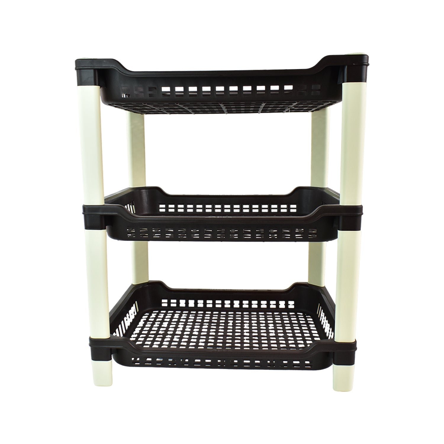 Apex Big Multi use Plastic Storage Rack – 3-Tier (1 Pc)