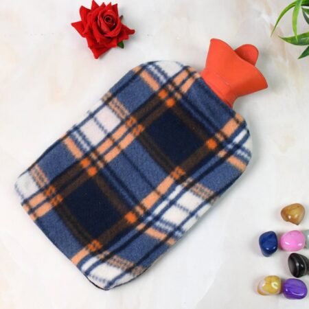 Hot Water Bottle Bag With Cover For Pain Relief (1 Pc / Mix Design & Size)