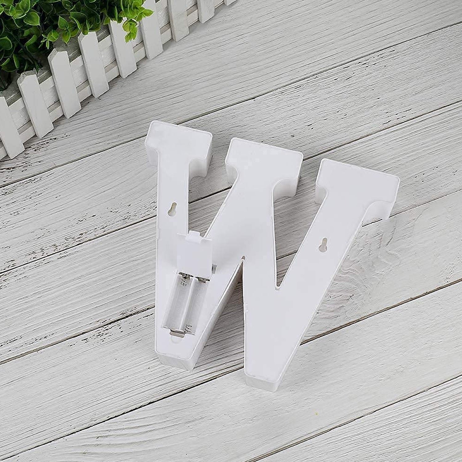 W Shaped LED Decorative Night Light (1 Pc)