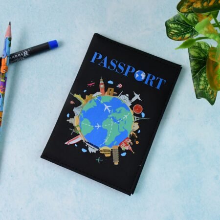 Stylish Printed Passport Holder Cover (1 Pc)