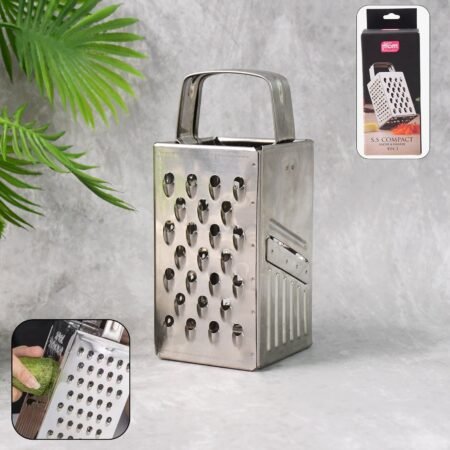 Supermom Premium 4-in-1 Stainless Steel Compact Grater and Slicer