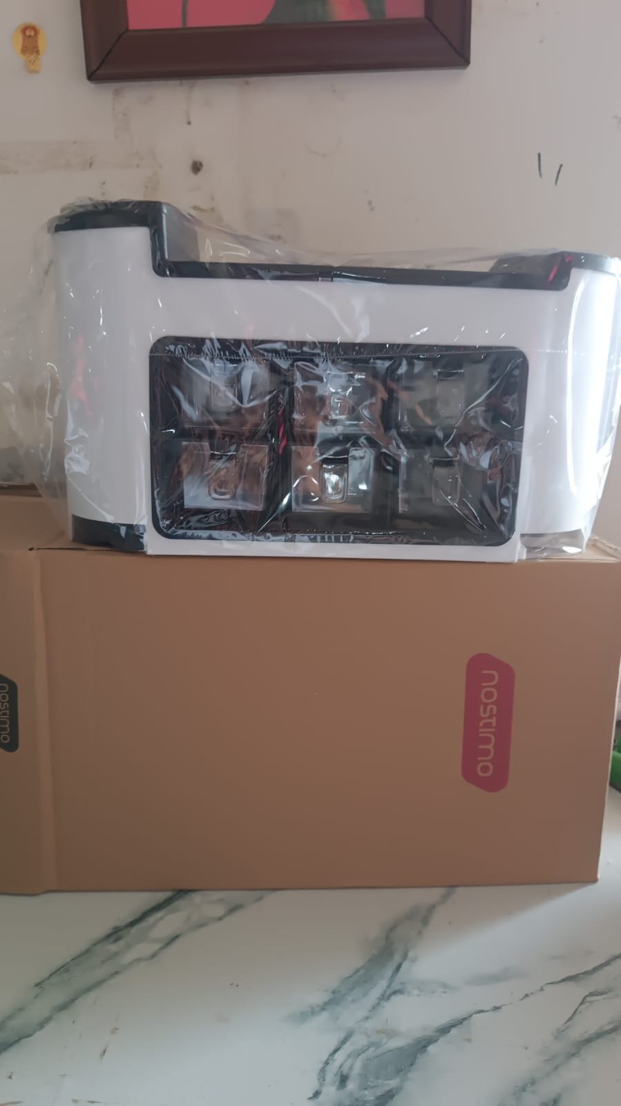 Multifunctional Kitchen Storage Organizer Rack with 6 Spice Containers, Knife & Spoon Holder, and Top Shelf