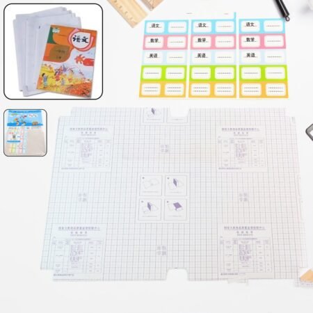 Mix Size Transparent Book Cover (30 Pcs Set)