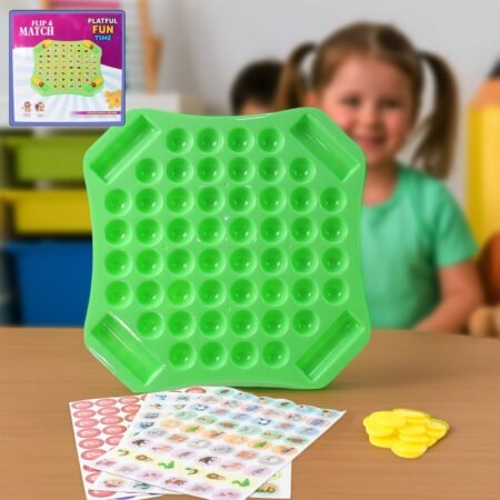 Flip & Match Educational Puzzle Game Toy (1 Set)