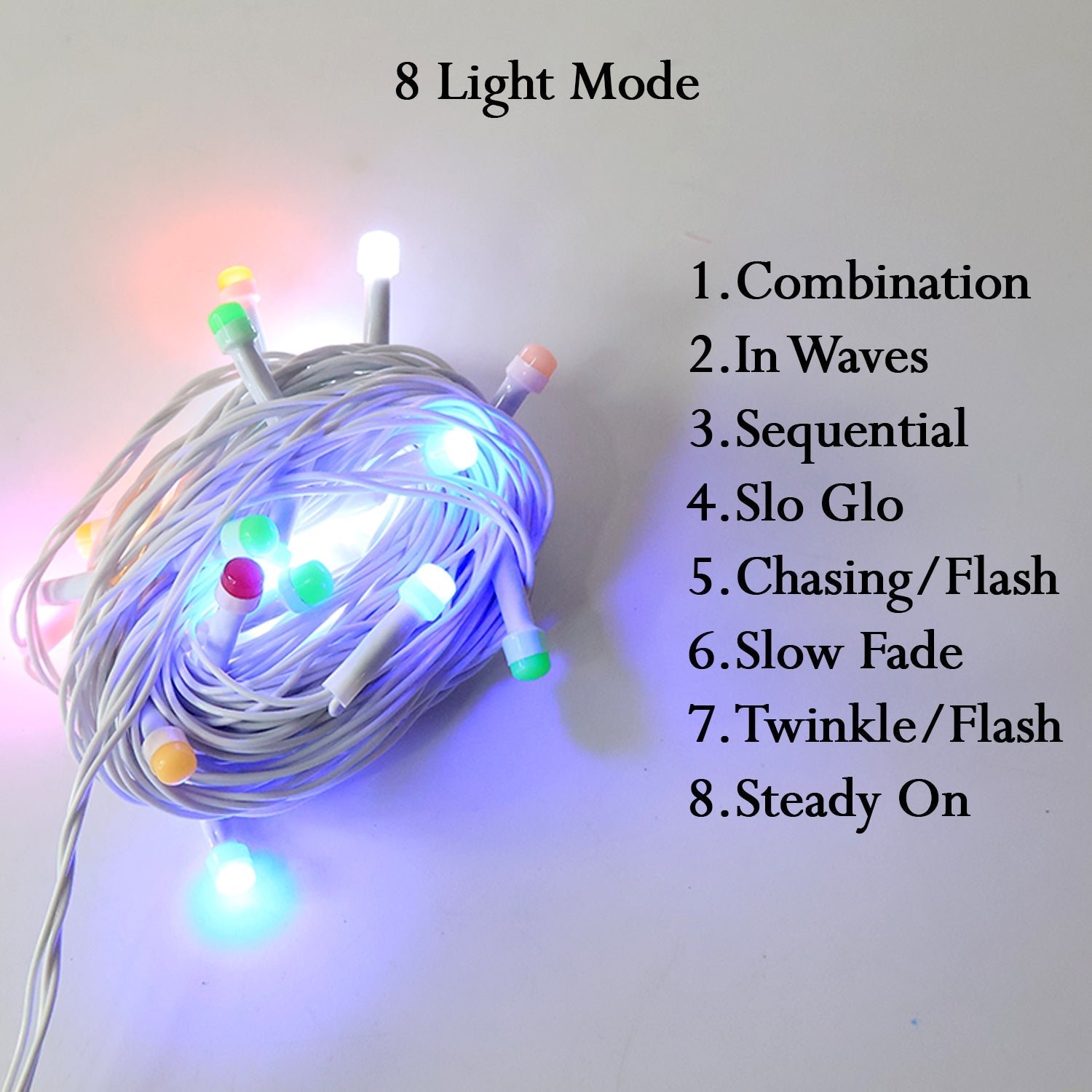 Multi-Color LED Decorative String Light (8 Meter)