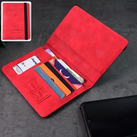 Premium Multifunction Travel Passport Holder & Wallet (15x11cm / 1 Pc)