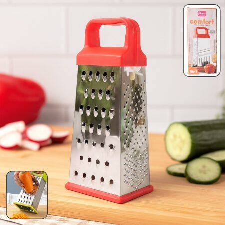 Supermom 5-in-1 Comfort Stainless Steel Grater and Slicer