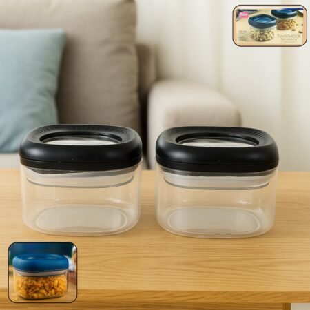 Supermom Plastic Twist & Lock Storage Container Set (500ML / 2 Pc )