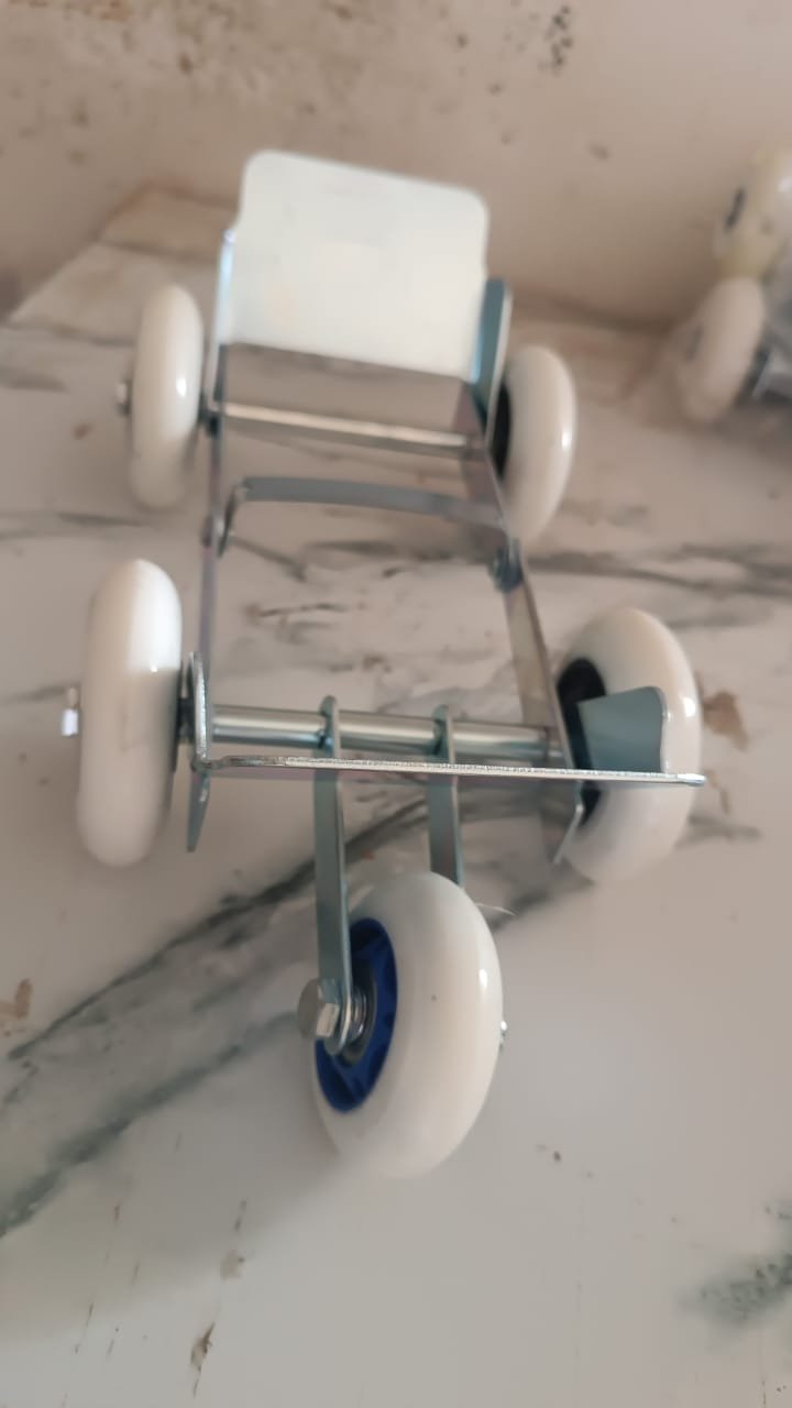 Universal Scooter/Bike Parking Support Roller with Heavy-Duty Wheels (1 Pc)