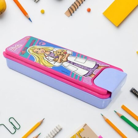 Stylish Cartoon Printed Hard Top Pencil Box for Kids (1 Pc / Mix Design)