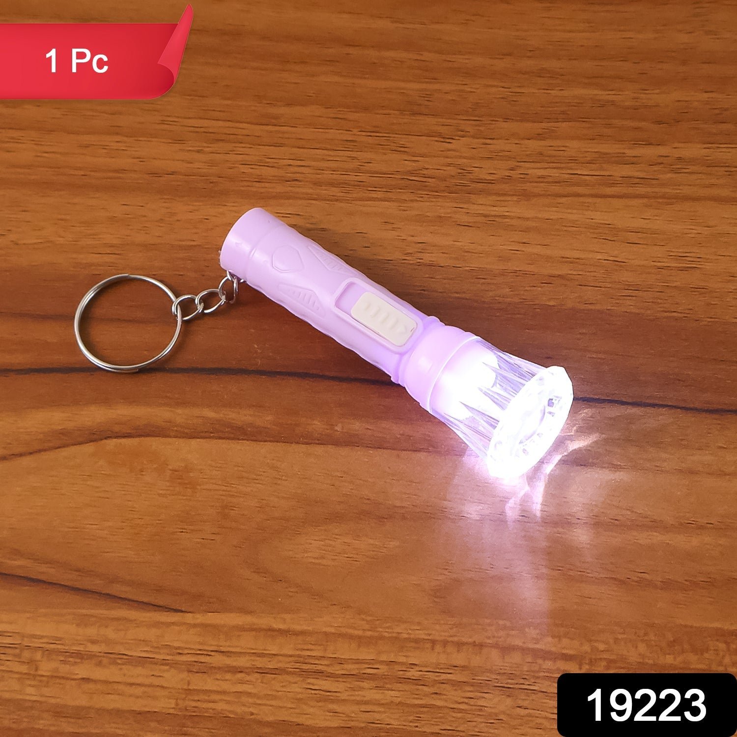 Mini LED Flashlight Keychain Torch (Mix Color & 1 Pc)